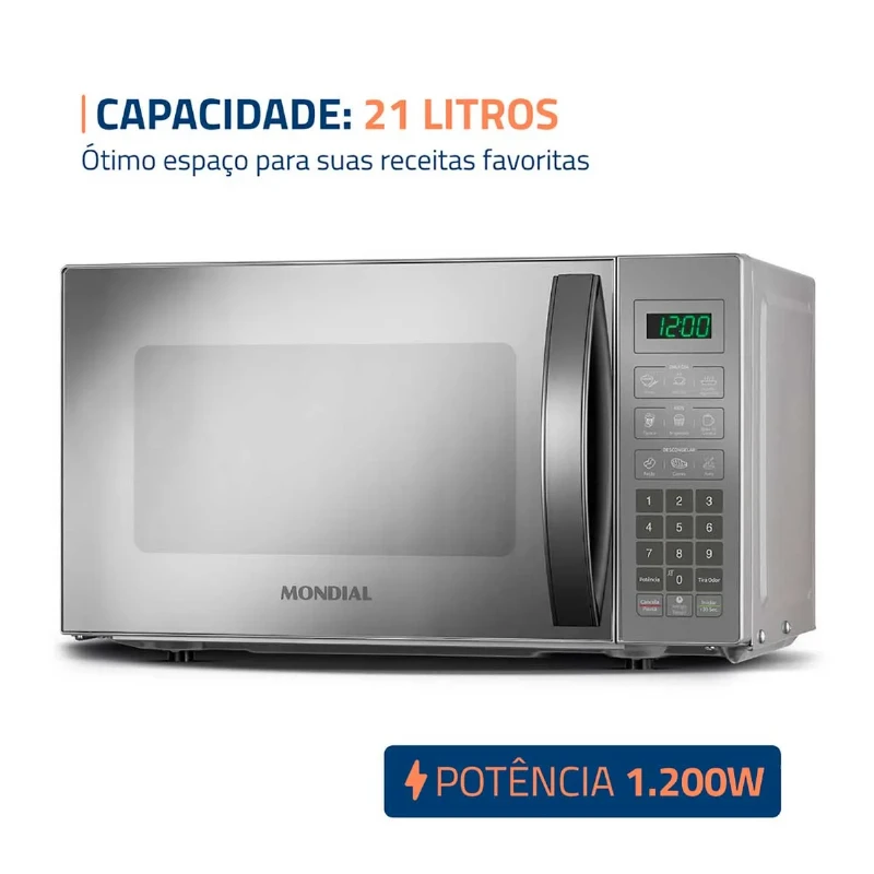 Micro-Ondas Mondial 21L