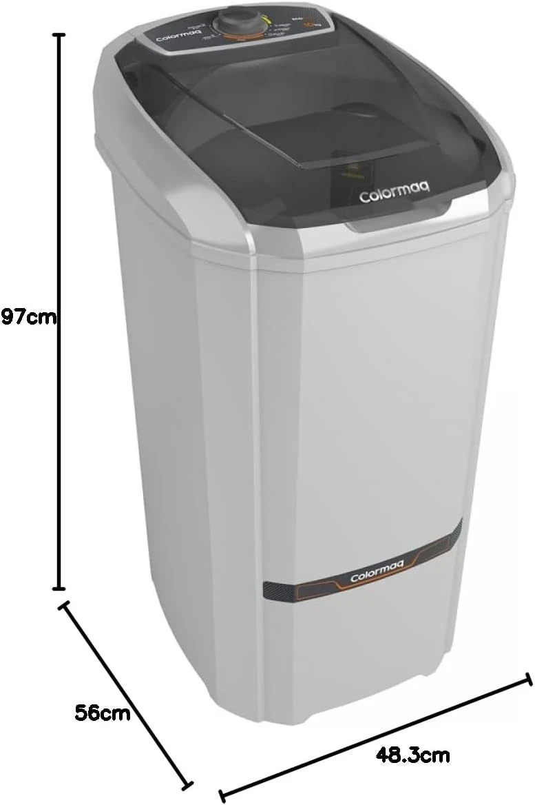 Tanquinho / Lavadora de roupas Semi-automática Colormaq 10Kg lcs