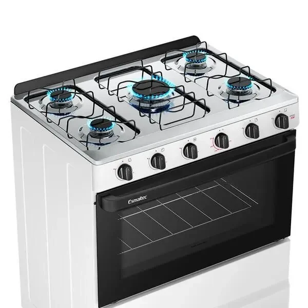 Fogão Esmaltec 5 Bocas Ideal Pop 5120 Acendimento Manual