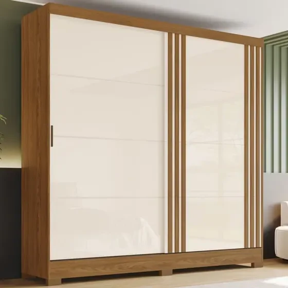 Guarda-Roupa/Roupeiro 2 Portas 3 Gavetas B352 - Briz