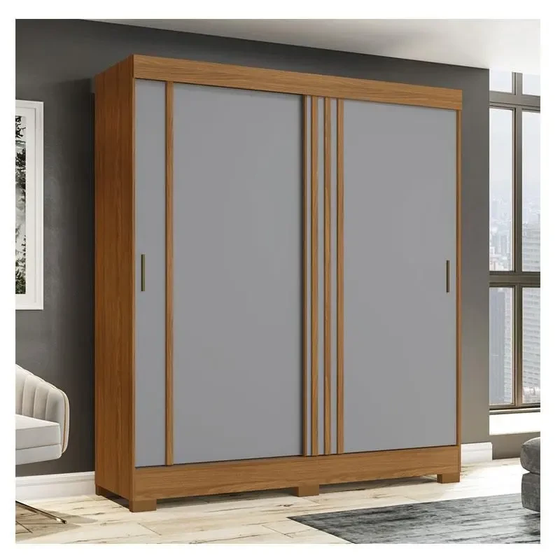 Guarda Roupa/Roupeiro B353 2 Portas e 2 Gavetas Flex - Henn Móveis