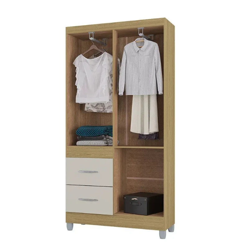 Guarda Roupa/Roupeiro Solteiro Milão 4 Portas - Poquema