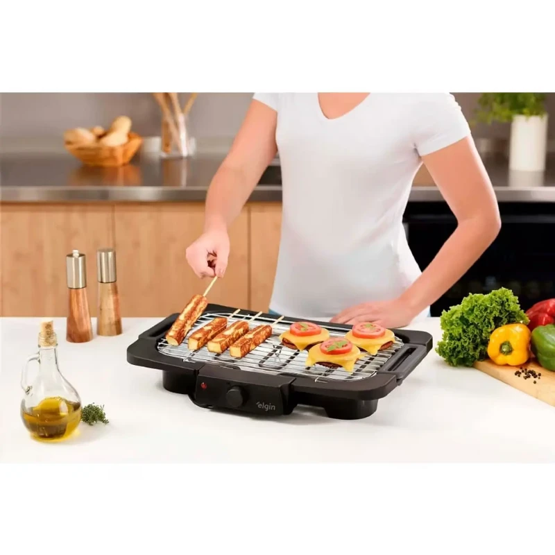 Churrasqueira Elétrica de mesa BBQ Show 2000w - Elgin
