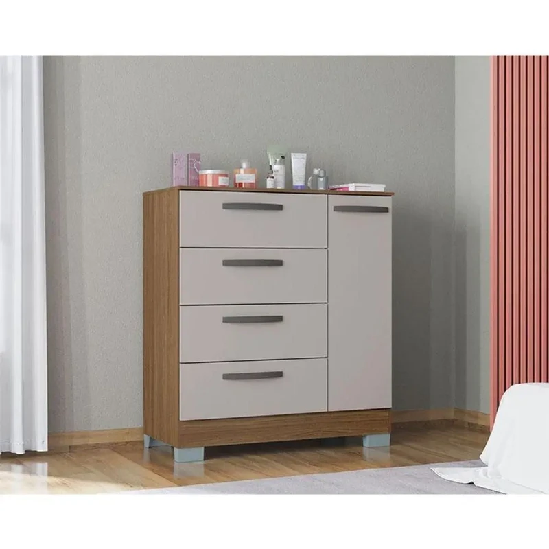 Cômoda 868 4 Gavetas E 1 Porta - Poquema -