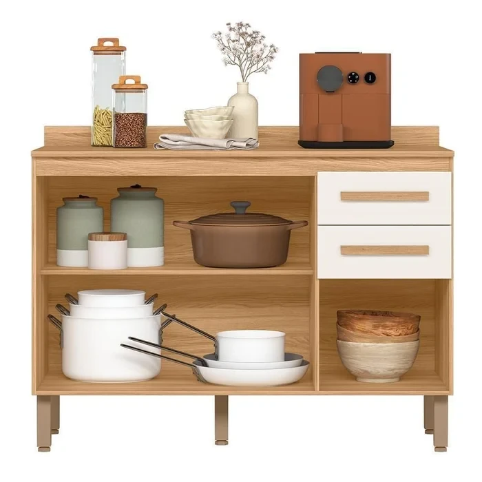 Balcão Intenza 2 Gavetas e 3 Portas - Nicioli