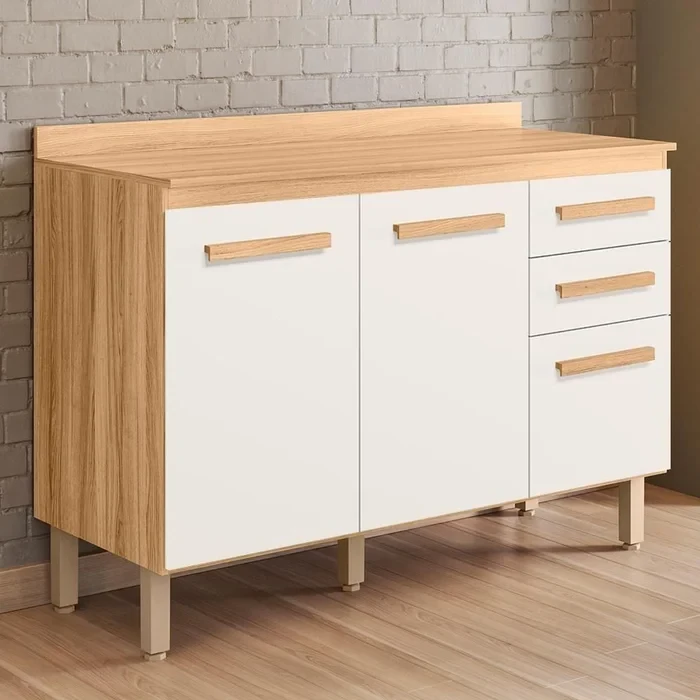 Balcão Intenza 2 Gavetas e 3 Portas - Nicioli