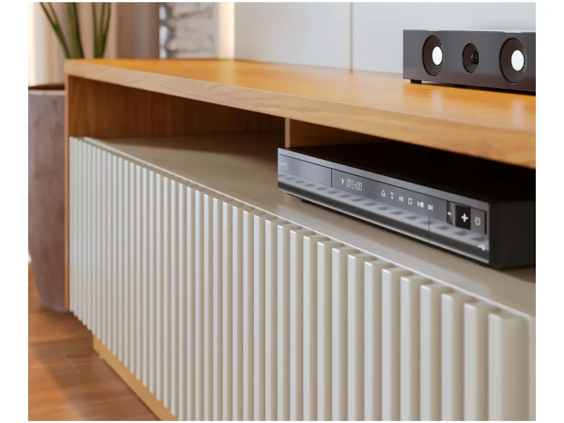 Estante Home Jordão para TV até 75" 2 Portas - Colibri