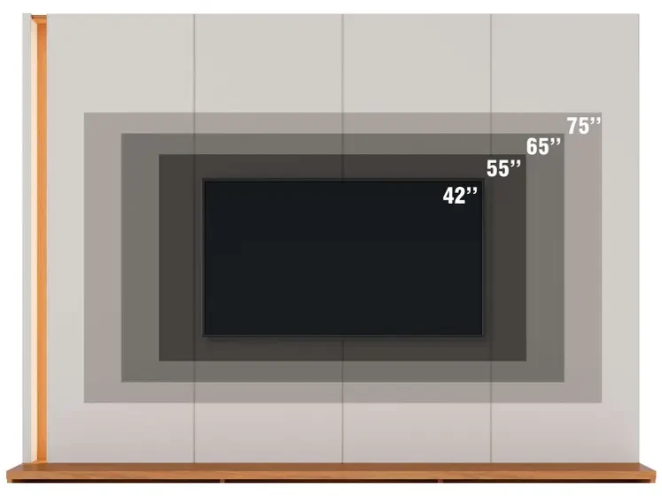 Estante Home Jordão para TV até 75" 2 Portas - Colibri
