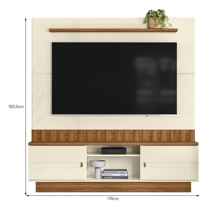 Estante Home Florianópolis 175cm Tv até 70"