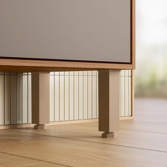 Armário Cozinha Completa Com Vidro Reflecta 4 peças Paolla - Nicioli