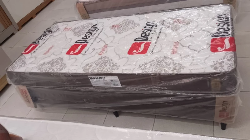 Cama Top Flex Solteiro Colchão 18 cm - Design Colchões