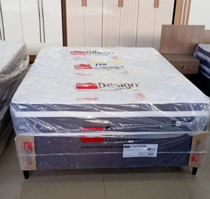 Cama Box Casal Charme 138x188x22