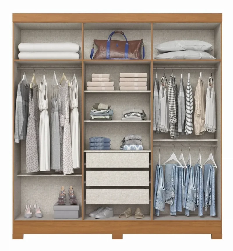 Guarda Roupa/Roupeiro B367 6 Portas - Henn