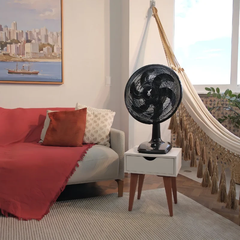 Ventilador de Mesa Amvox Turbo AMV4126 50cm 3 Velocidades Preto