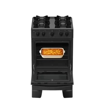 Fogão 4 Bocas com Mesa Esmaltada Atlas Mônaco Lustro