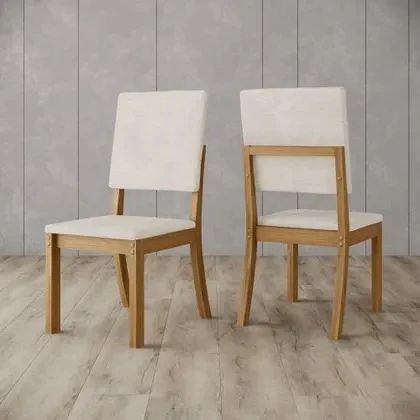 Mesa de Jantar Lins 160 Sem Vidro 6 Cadeiras - Henn