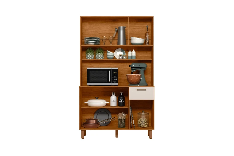 Kit Armário Cozinha New Livia 6 Portas - Poliman