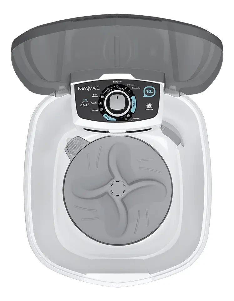 Tanquinho/Lavadora de Roupas Newmaq 10KG Clean Semiautomática 350W