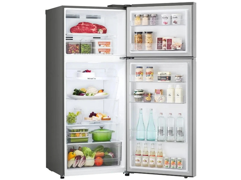 Geladeira LG Frost Free Inverter 375L Inox 220V