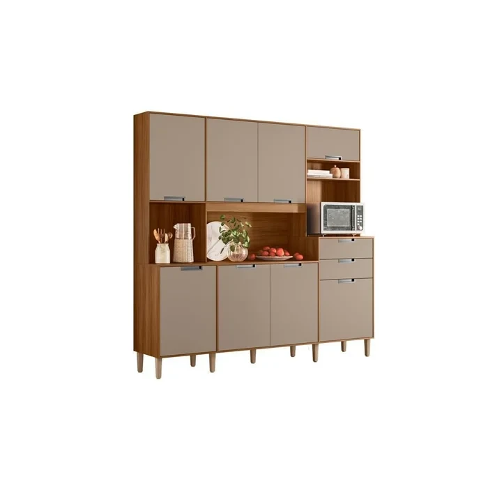Cozinha Compacta Iúna 8 Portas 2 Gavetas - Nicioli