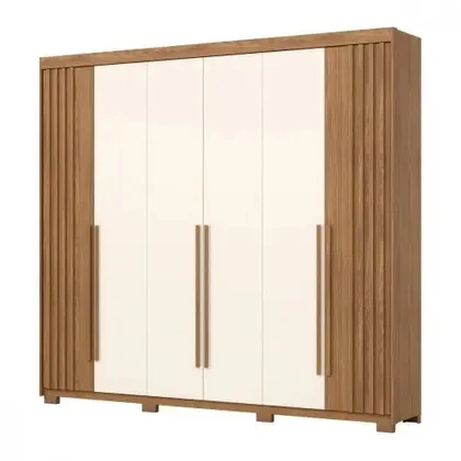Guarda-roupa Casal 6 Portas 4 Gavetas Norton - Henn