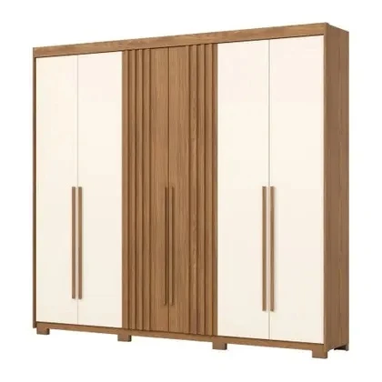 Guarda-roupa Casal 6 Portas 4 Gavetas Norton - Henn
