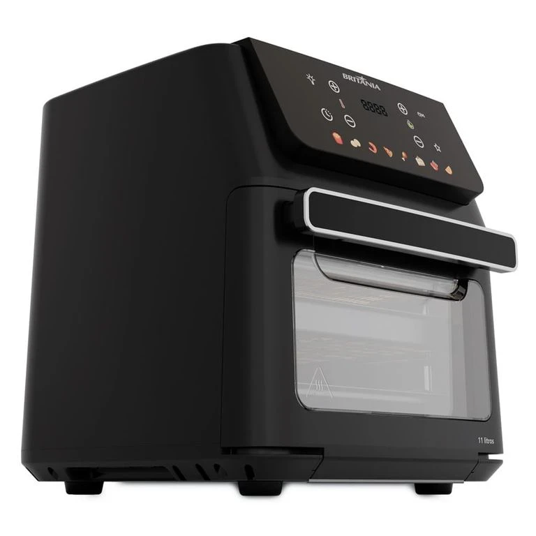 Fritadeira Air Fryer Forno Britânia BAF11A 11L 1800W Preto 220V - Britânia